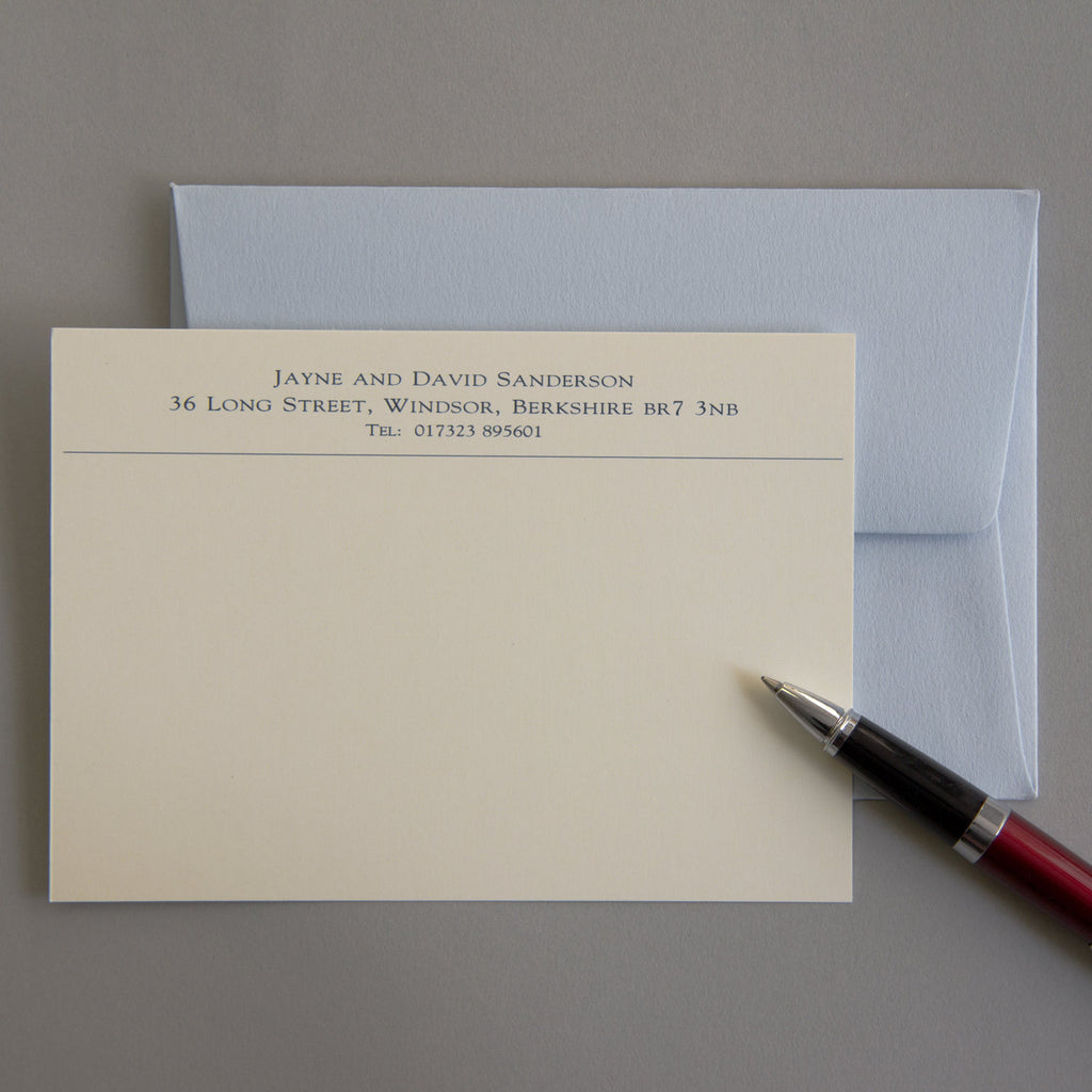 'The Debenham' Correspondence Cards