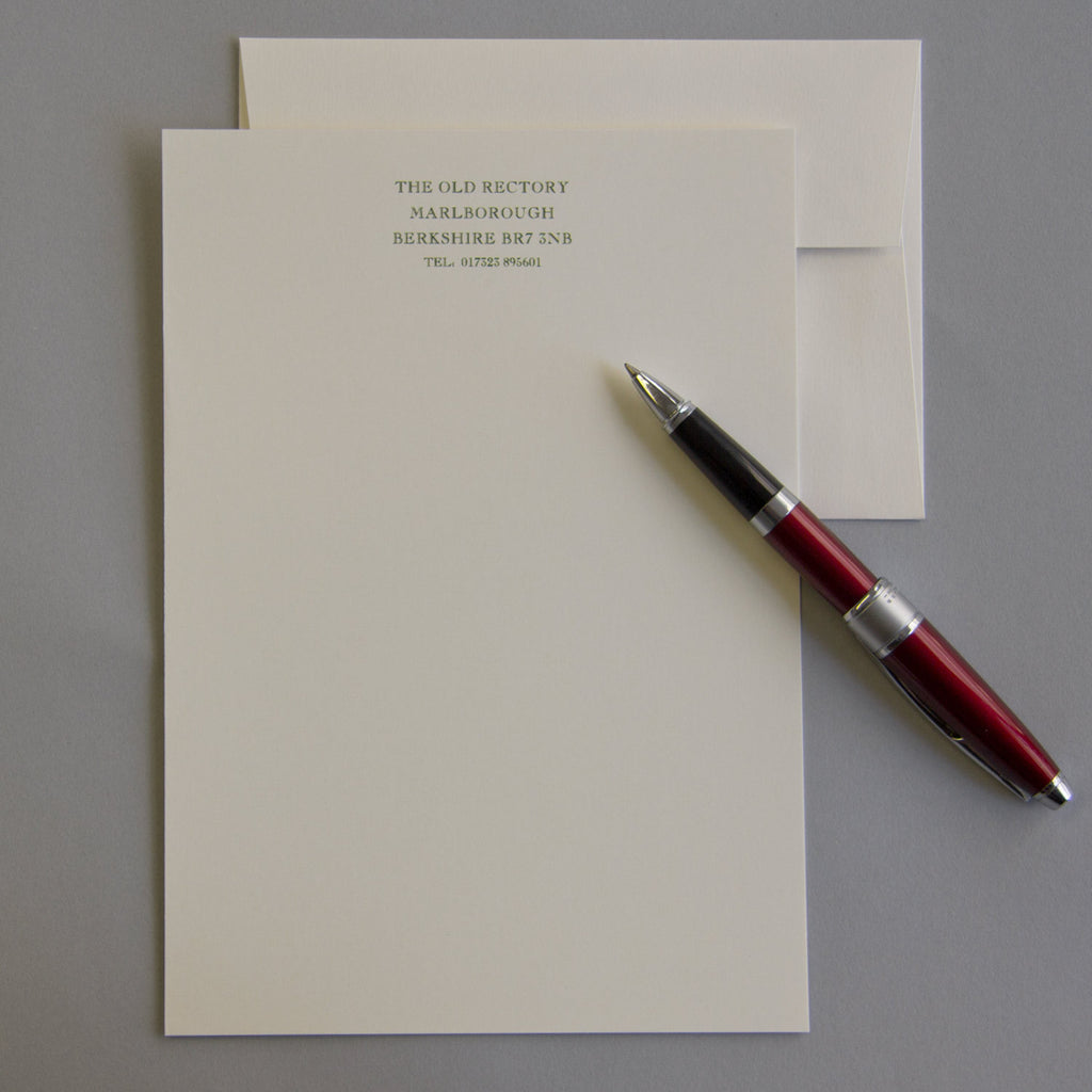 'The Elmsett' Personal Stationery