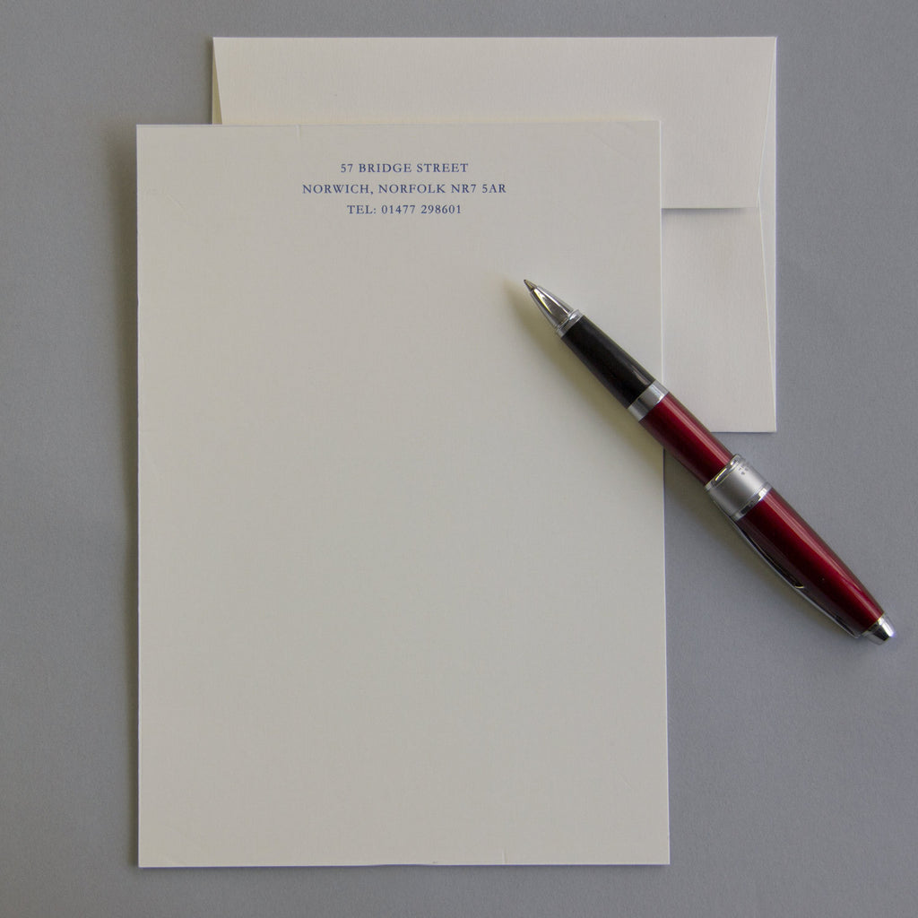 'The Dedham' Personal Stationery