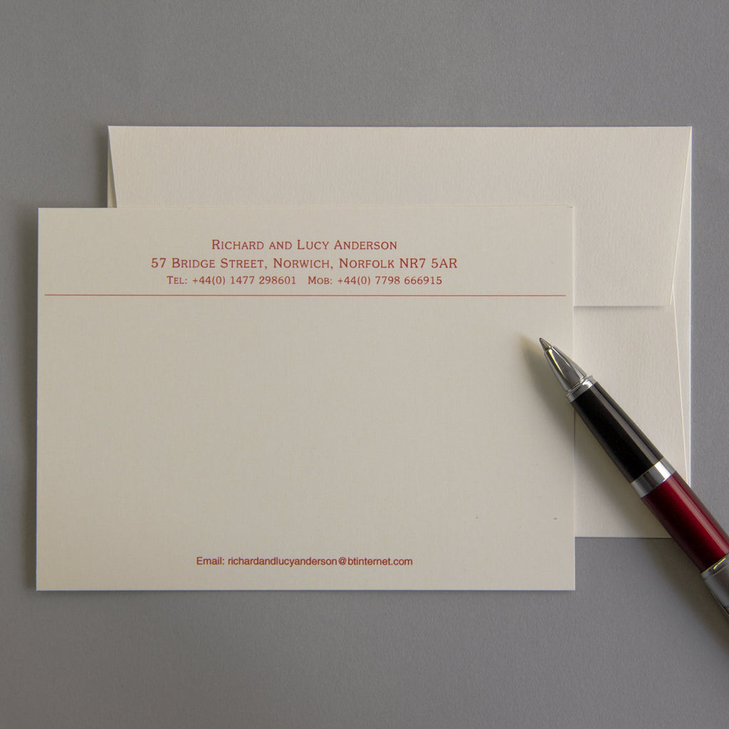 'The Hintlesham' Correspondence Cards