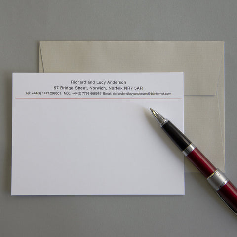 'The Melford' Correspondence Cards