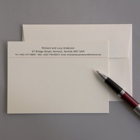 'The Stowmarket' Correspondence Cards