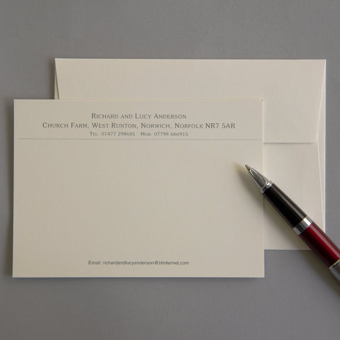 'The Sudbury' Correspondence Cards