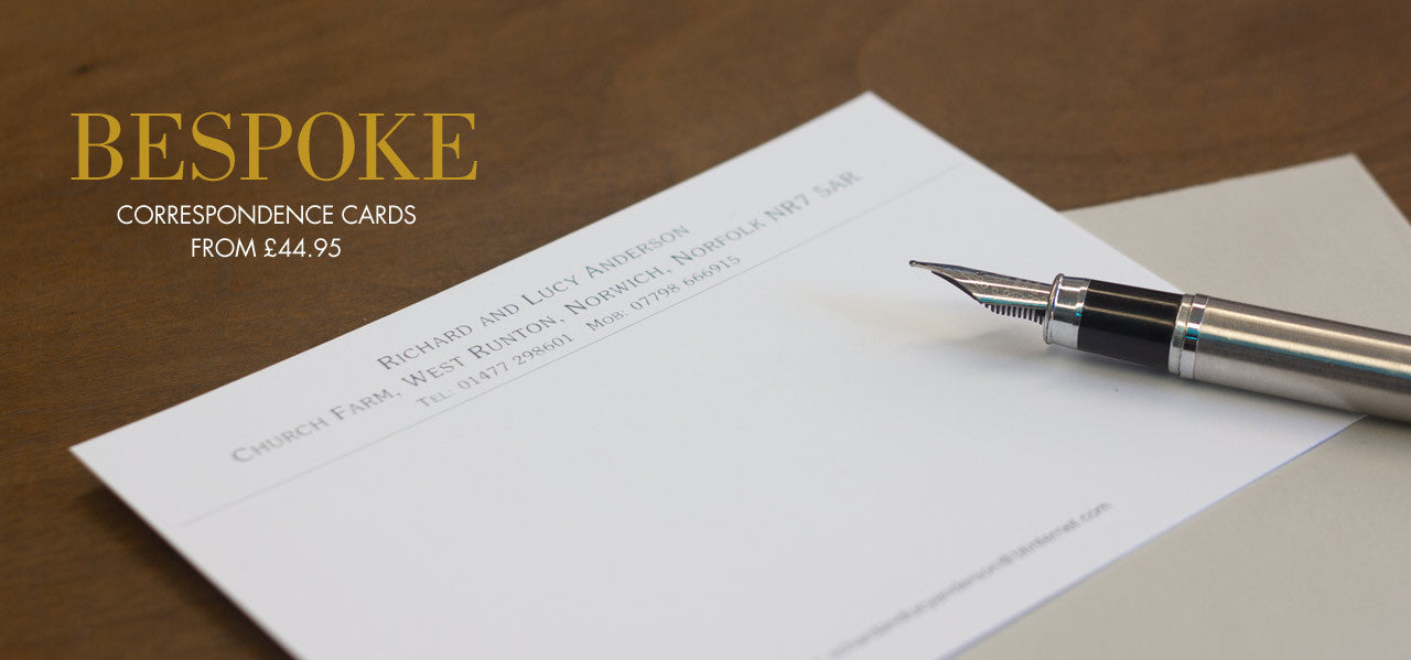 correspondence cards